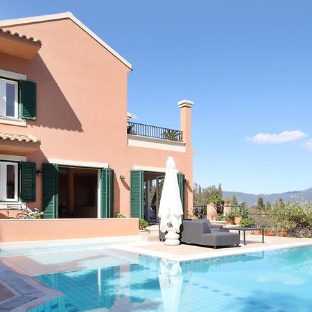 Casa T With Amazing Views In Corfu Villa Kontokali Exteriör bild