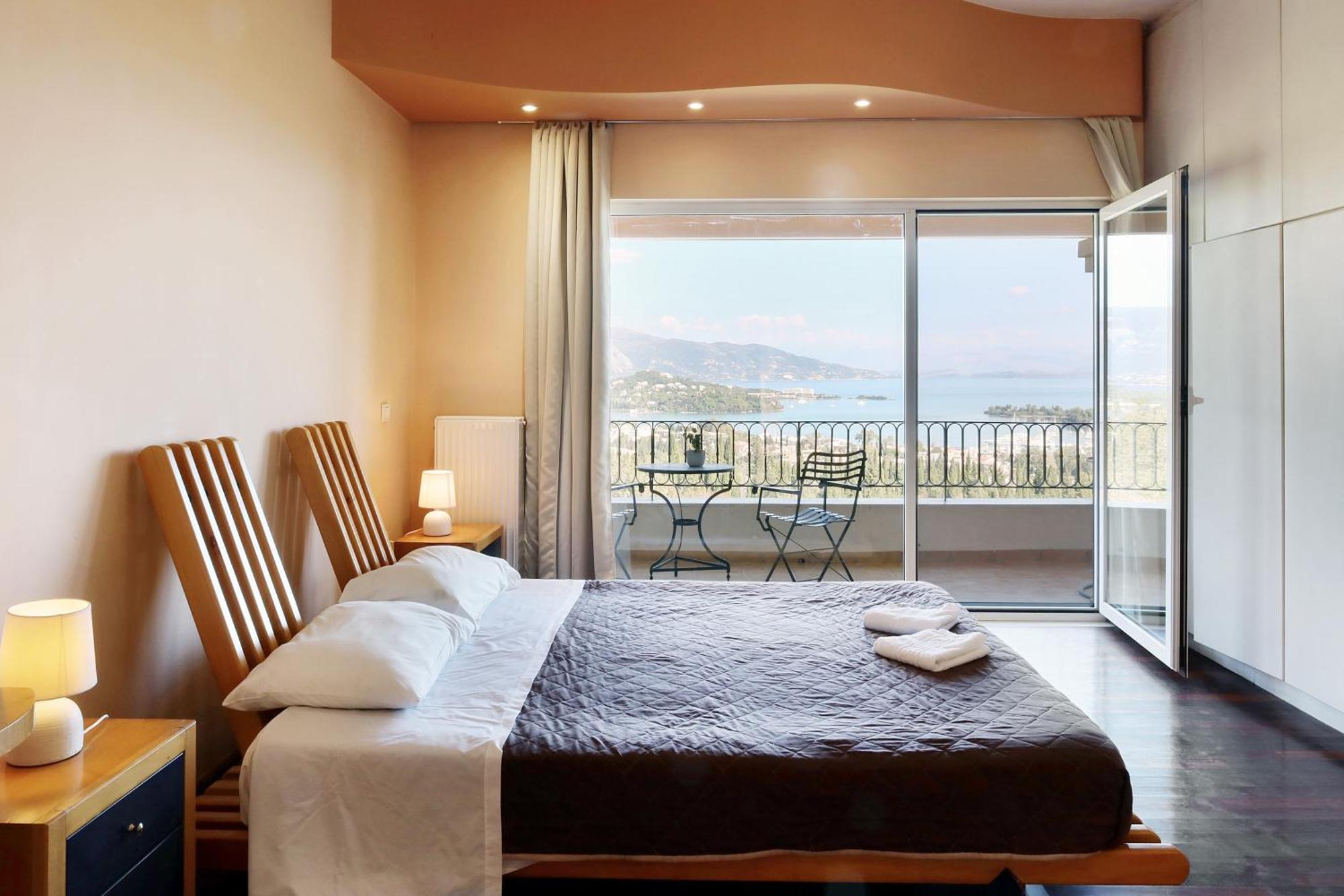 Casa T With Amazing Views In Corfu Villa Kontokali Exteriör bild