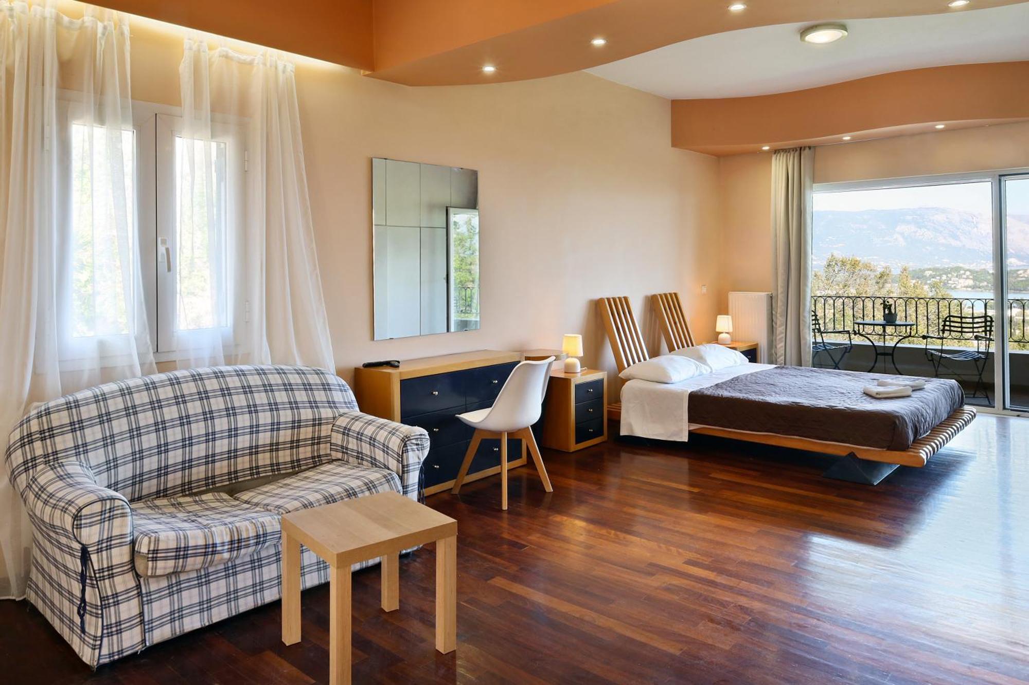 Casa T With Amazing Views In Corfu Villa Kontokali Exteriör bild