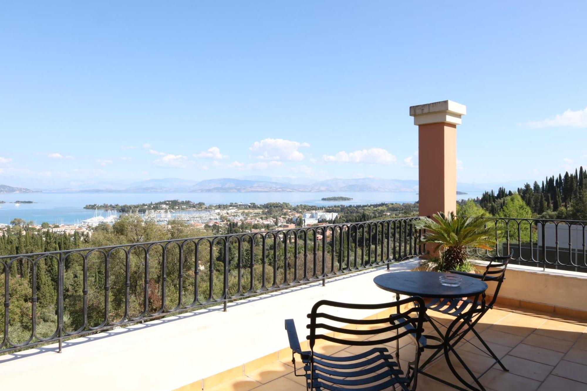 Casa T With Amazing Views In Corfu Villa Kontokali Exteriör bild