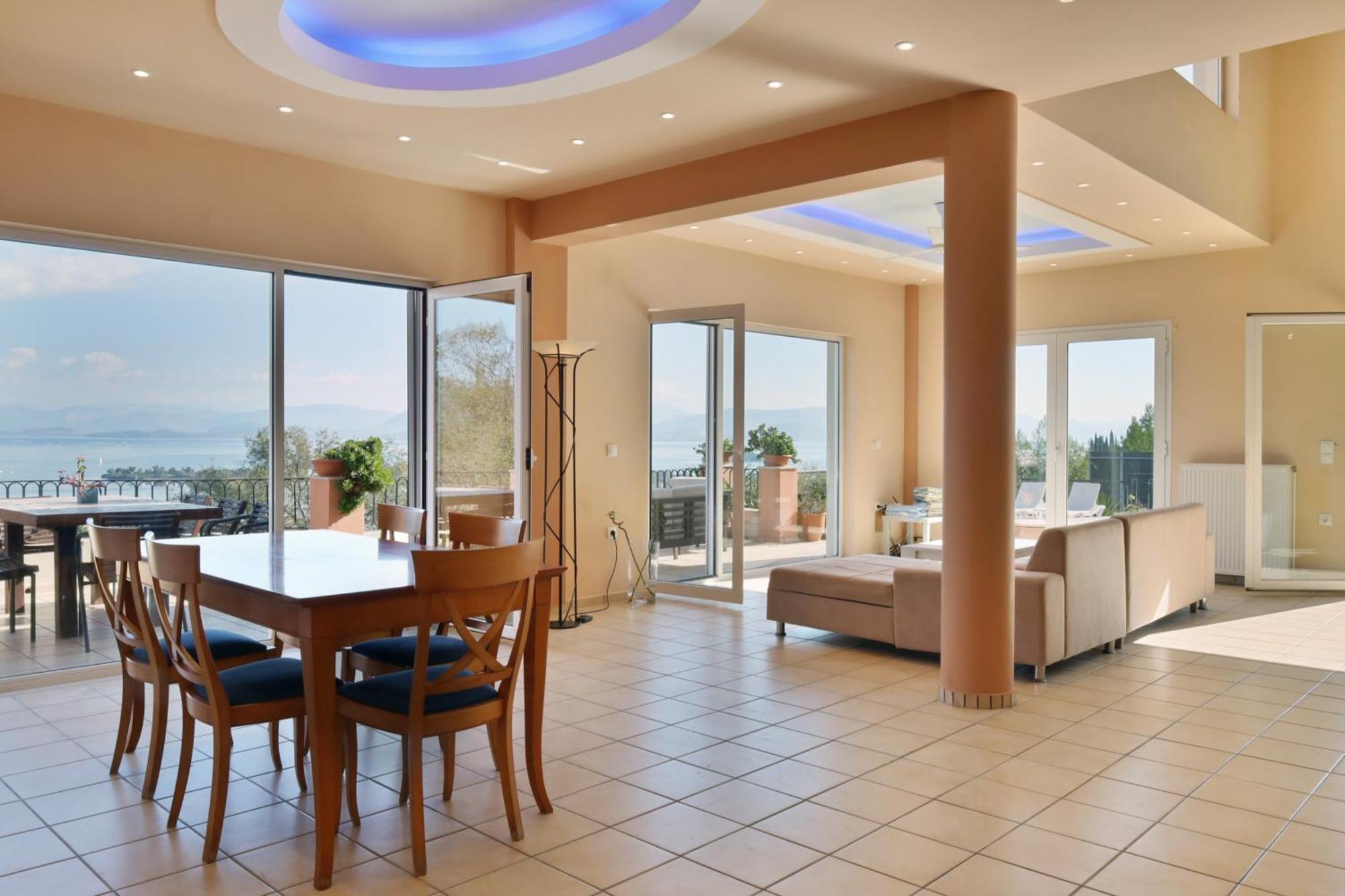 Casa T With Amazing Views In Corfu Villa Kontokali Exteriör bild