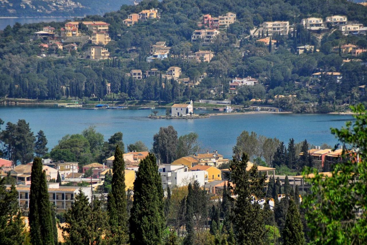 Casa T With Amazing Views In Corfu Villa Kontokali Exteriör bild